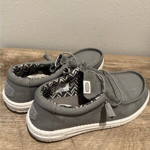 Hey Dude Gray Slip-On Shoes